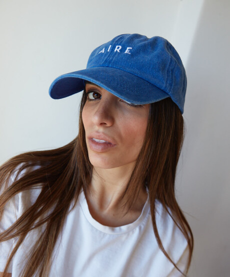 GORRA AIRE CAP LOGO WASHED BLUE