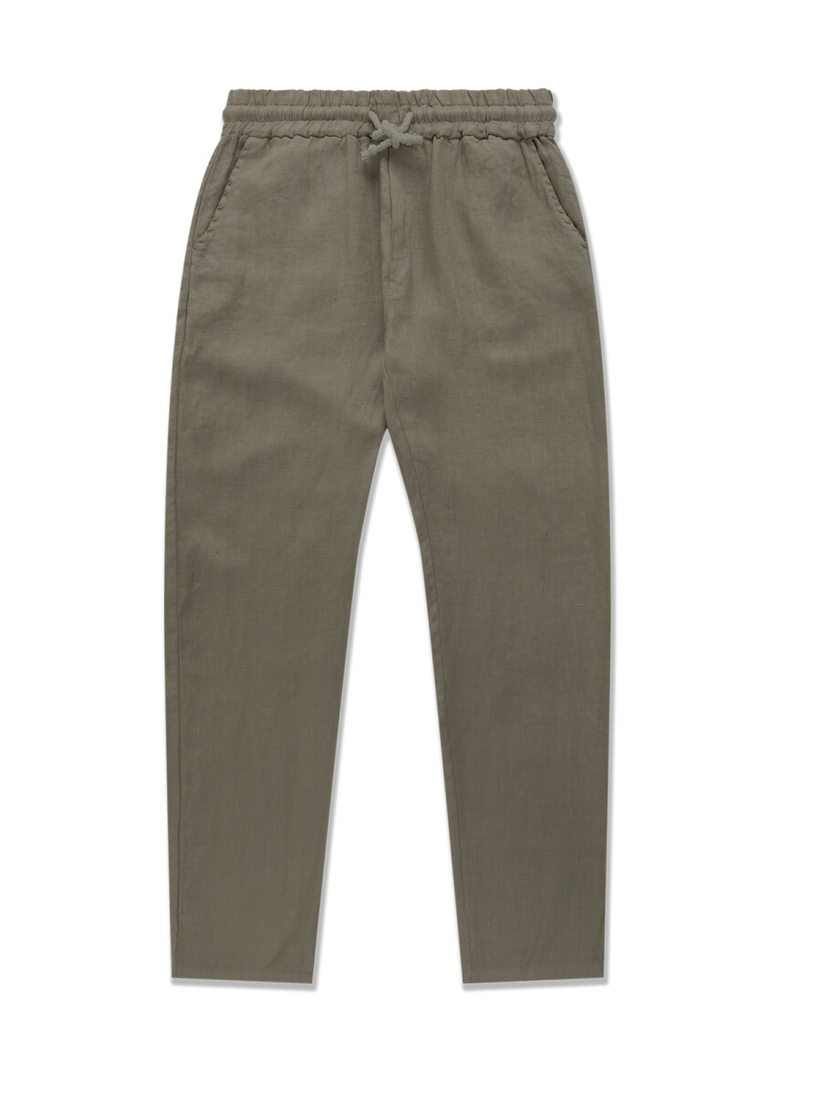 Linen pants - Army 