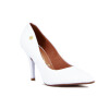 Zapato Formal Mujer Vizzano Clásito Taco Alto Blanco