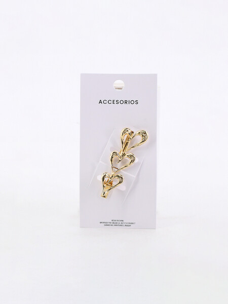 BROCHE CORAZON DORADO