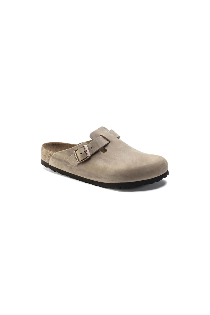 Zueco Boston Soft Footbed - Oiled Leather - Estrecho Brown