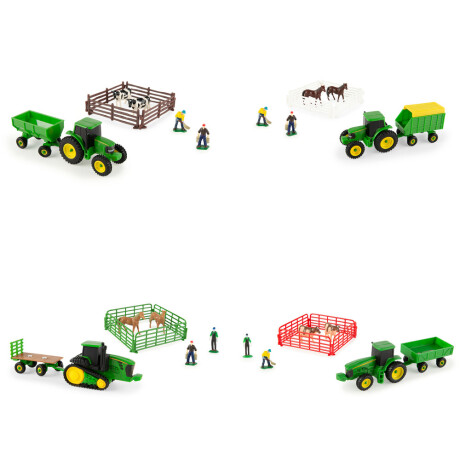 Set de 10 pcs Mi granja rojo
