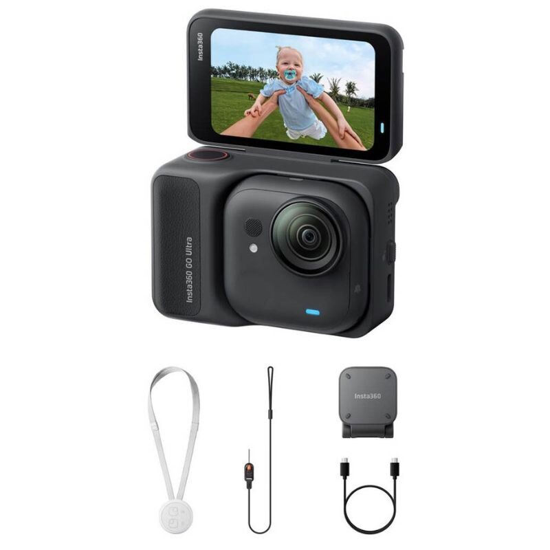 Camara Insta360 Go Ultra Action Pad Kit Black Camara Insta360 Go Ultra Action Pad Kit Black