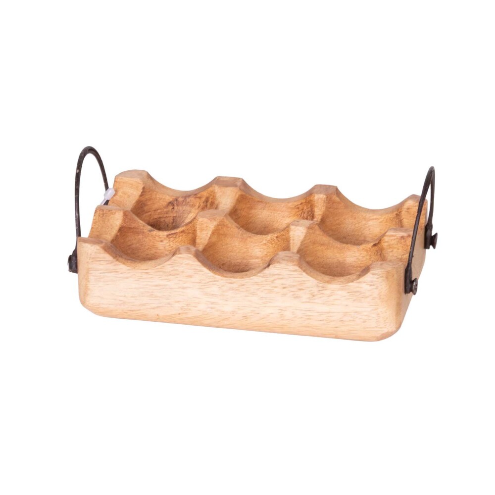 HUEVERA SMALL HIERRO-Y-MADERA NATURAL-BEIGE 37905