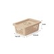 Caja organizadora P con tapa CAPPUCCINO