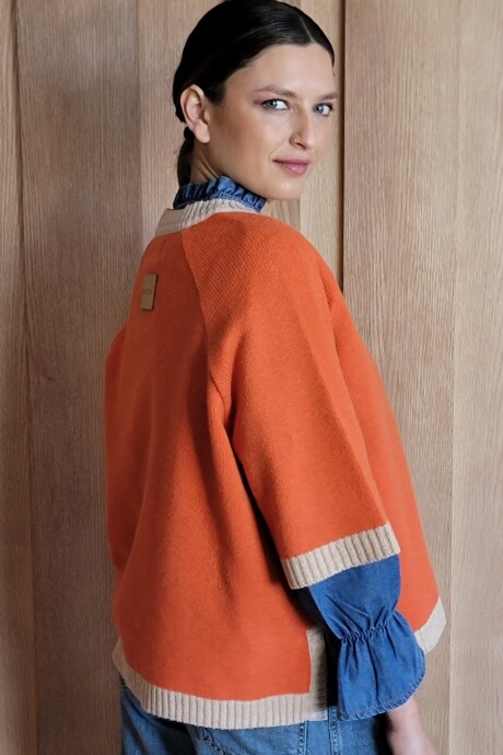 Buzo Clemen Lambswool Naranja