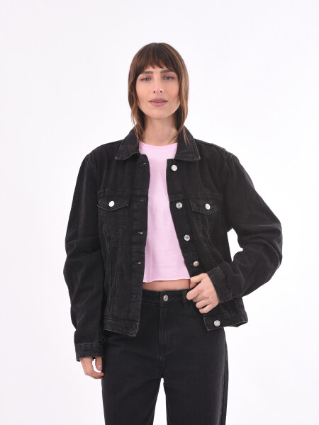 CAMPERA JEAN INDIGO NEGRO