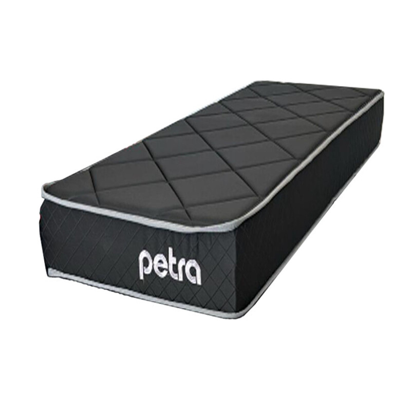 Sommier Somier Colchón 1 Plaza Espuma 20cm 150kg Reversible Color Negro Sommier Somier Colchón 1 Plaza Espuma 20cm 150kg Reversible Color Negro
