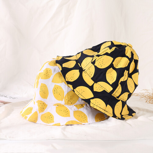 Bucket Hat Patrón Limones - Niños Bucket Hat Patrón Limones - Niños