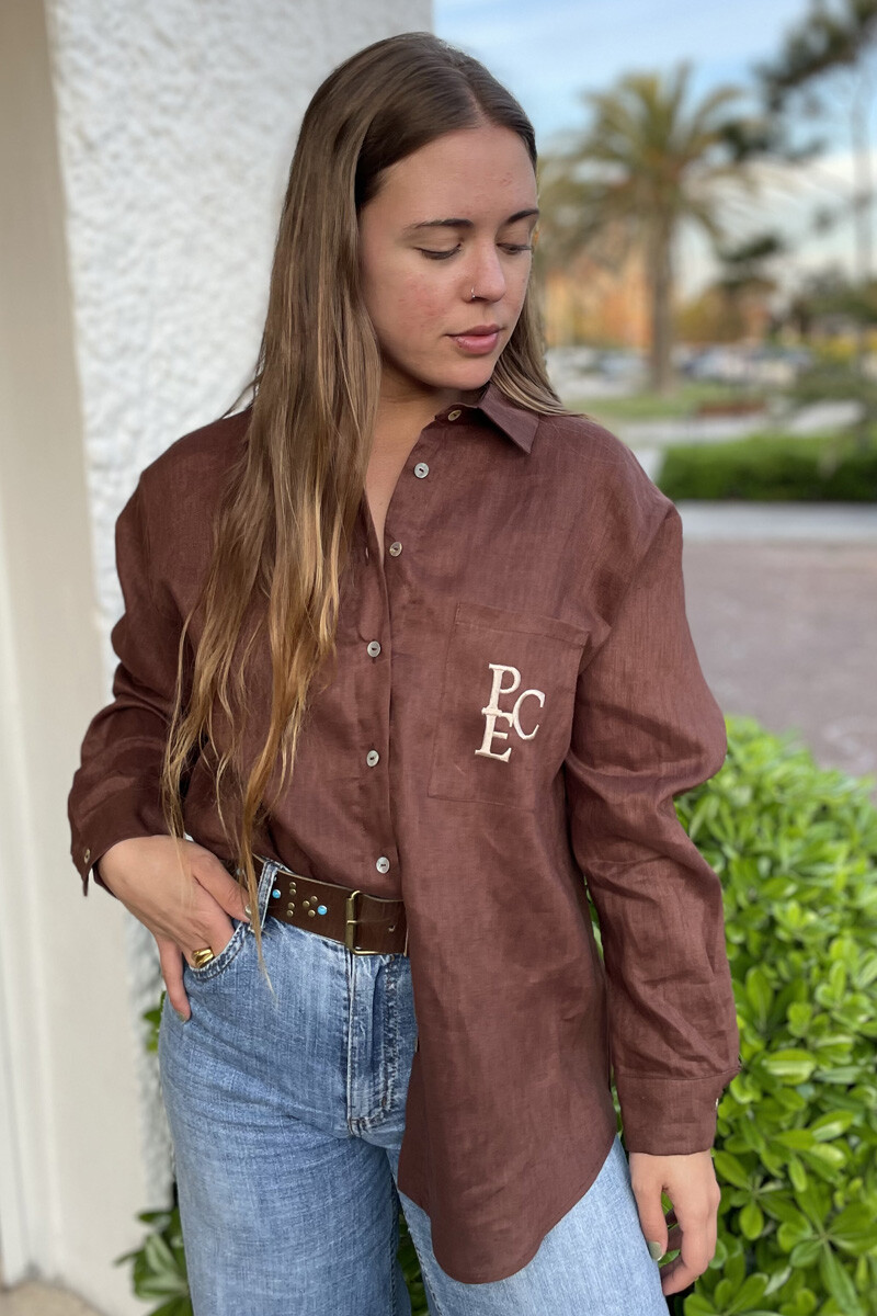 Camisa costa Chocolate