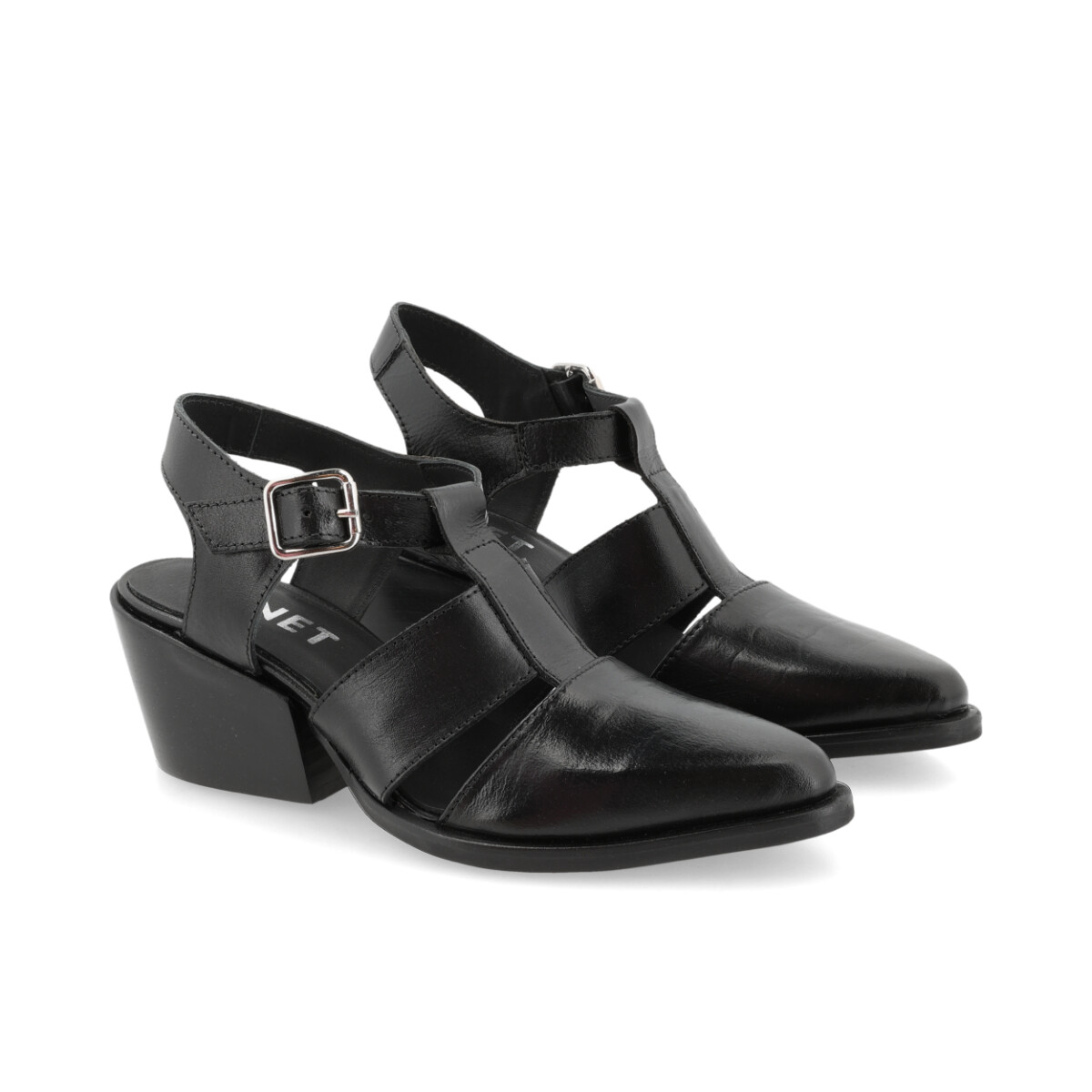 ZAPATO CUERO SOLANO - NEGRO 
