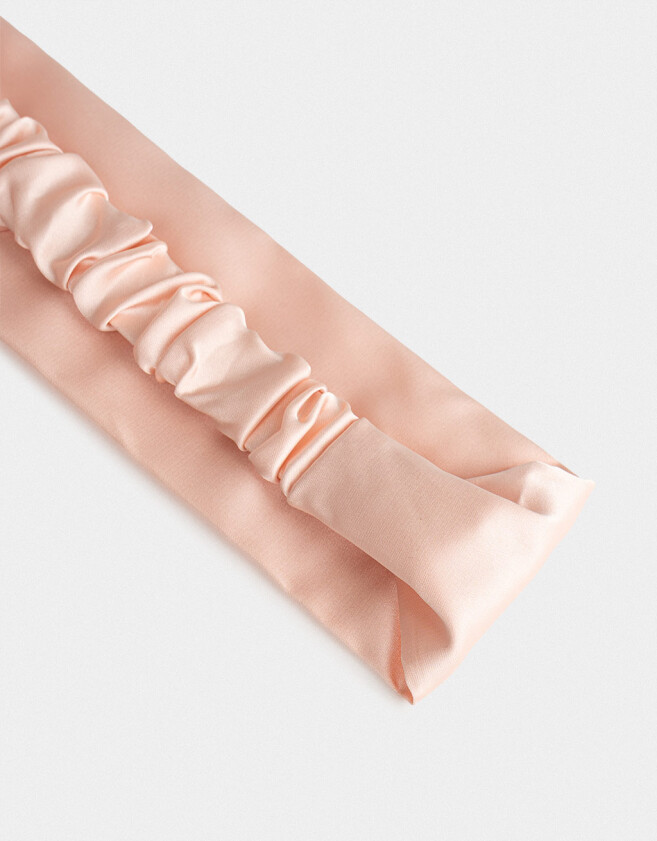 Vinchas Textiles Set por 2 Vincha De Satén - Rosa Claro