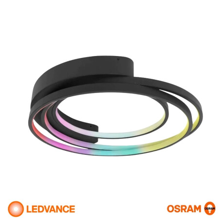 PANEL LEDVANCE DECO SMART+ 27W/RGBW Panel LED LEDVANCE OSRAM Deco Smart Negro De Adosar 27W RGB