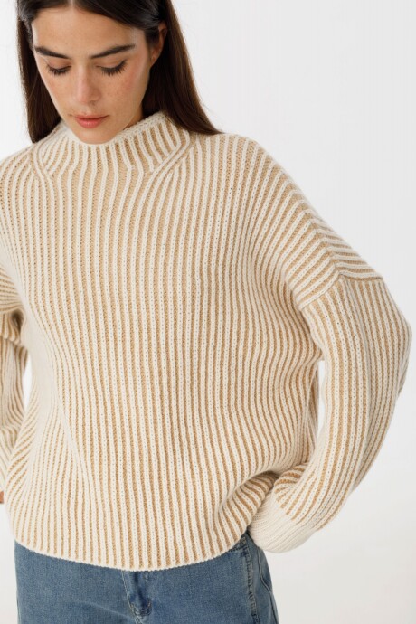 Sweater Tricot Crudo/Beige