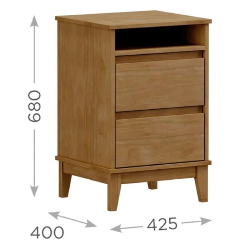 Mesa De Luz 2 Cajones Prata Freijo 2800fn Mesa De Luz 2 Cajones Prata Freijo 2800fn