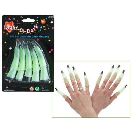 Dedos de bruja, set de 10 piezas Dedos de bruja, set de 10 piezas