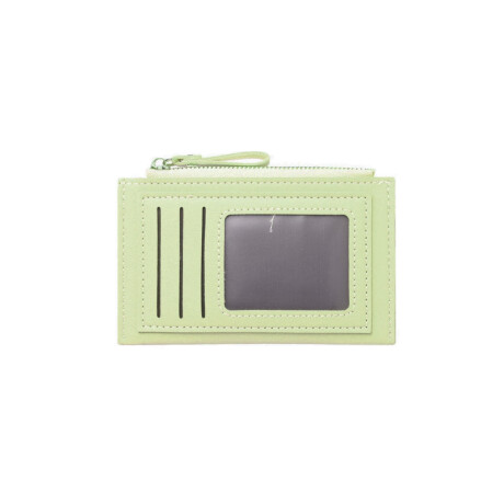 Monedero tarjetero bicolor Verde