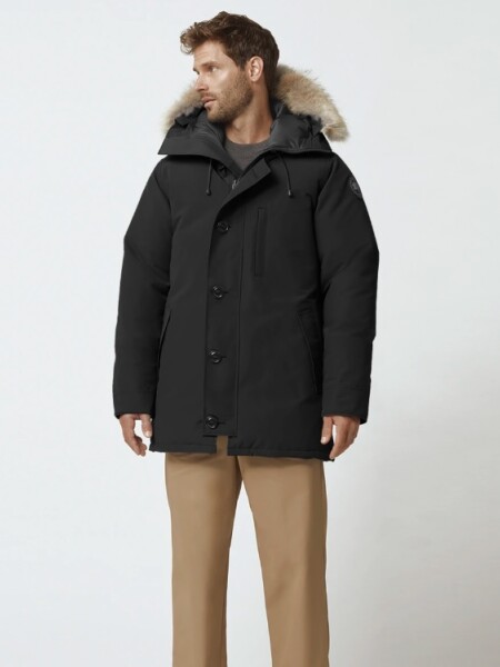 Canada Goose -Campera con capucha, Chateau Parka Negro