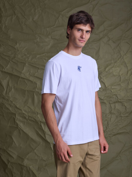 T-SHIRT LECRE BLANCO