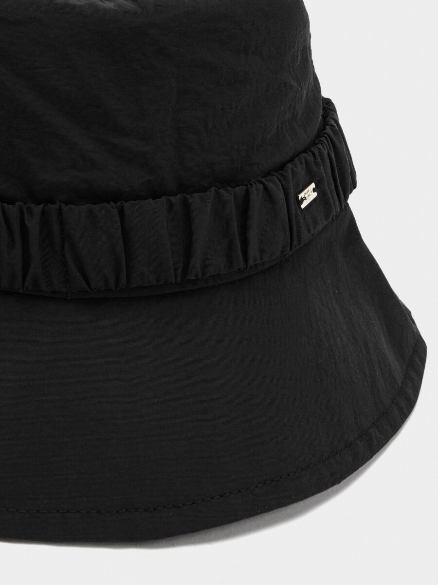 Sombrero Bucket De Nylon negro