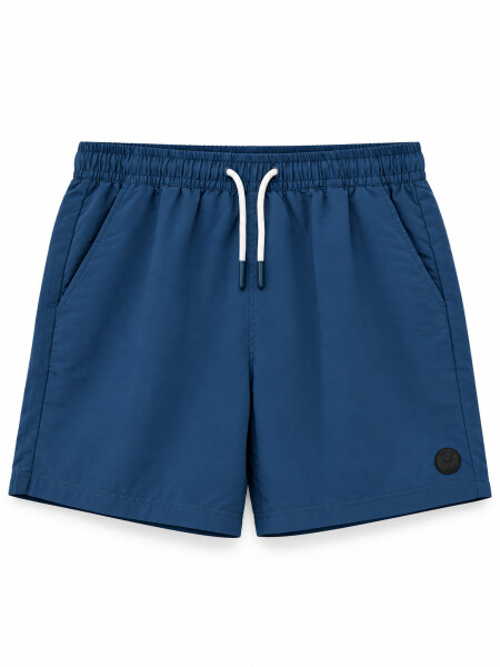 SHORT GRECIA AZUL OSCURO