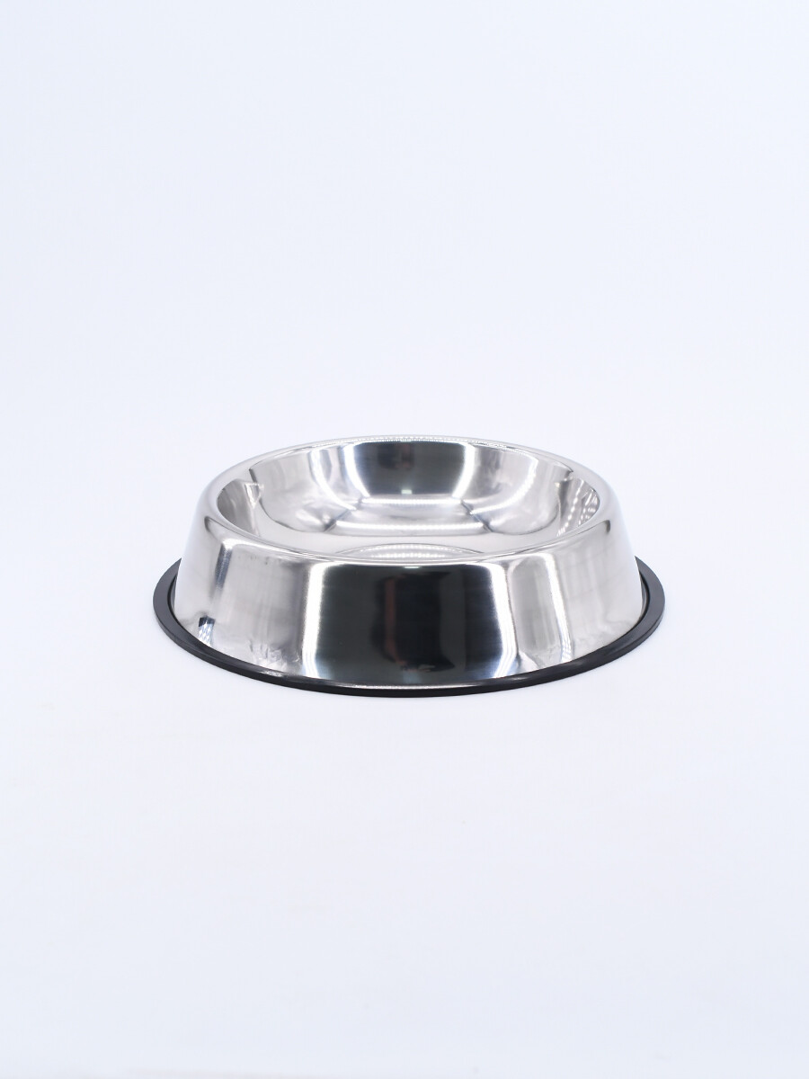 PLATO MEDIANO DE ALUMINIO - PLATEADO (V) 