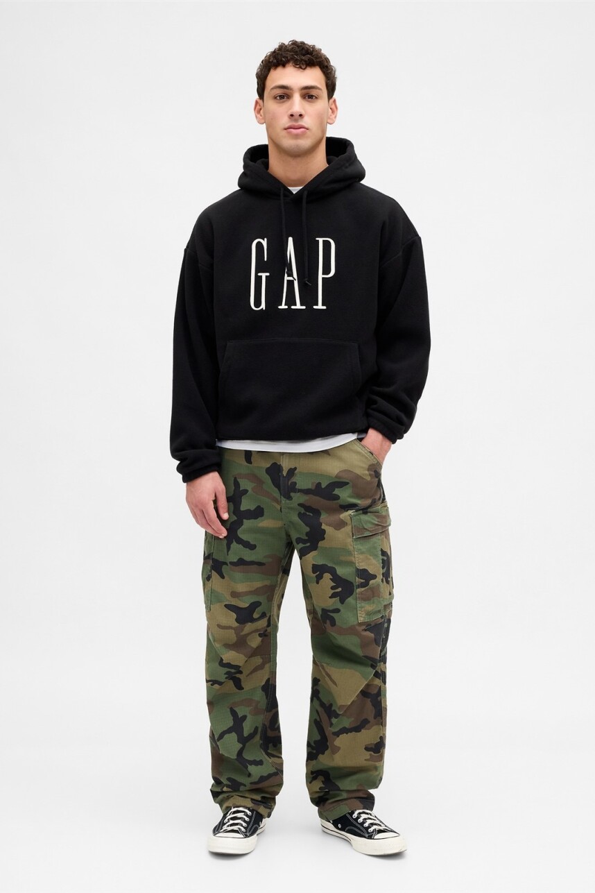 Canguro Polar Logo Gap Hombre Black