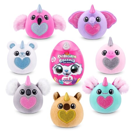 Mini Peluche Rainbocorns Eggzania Huevo 001