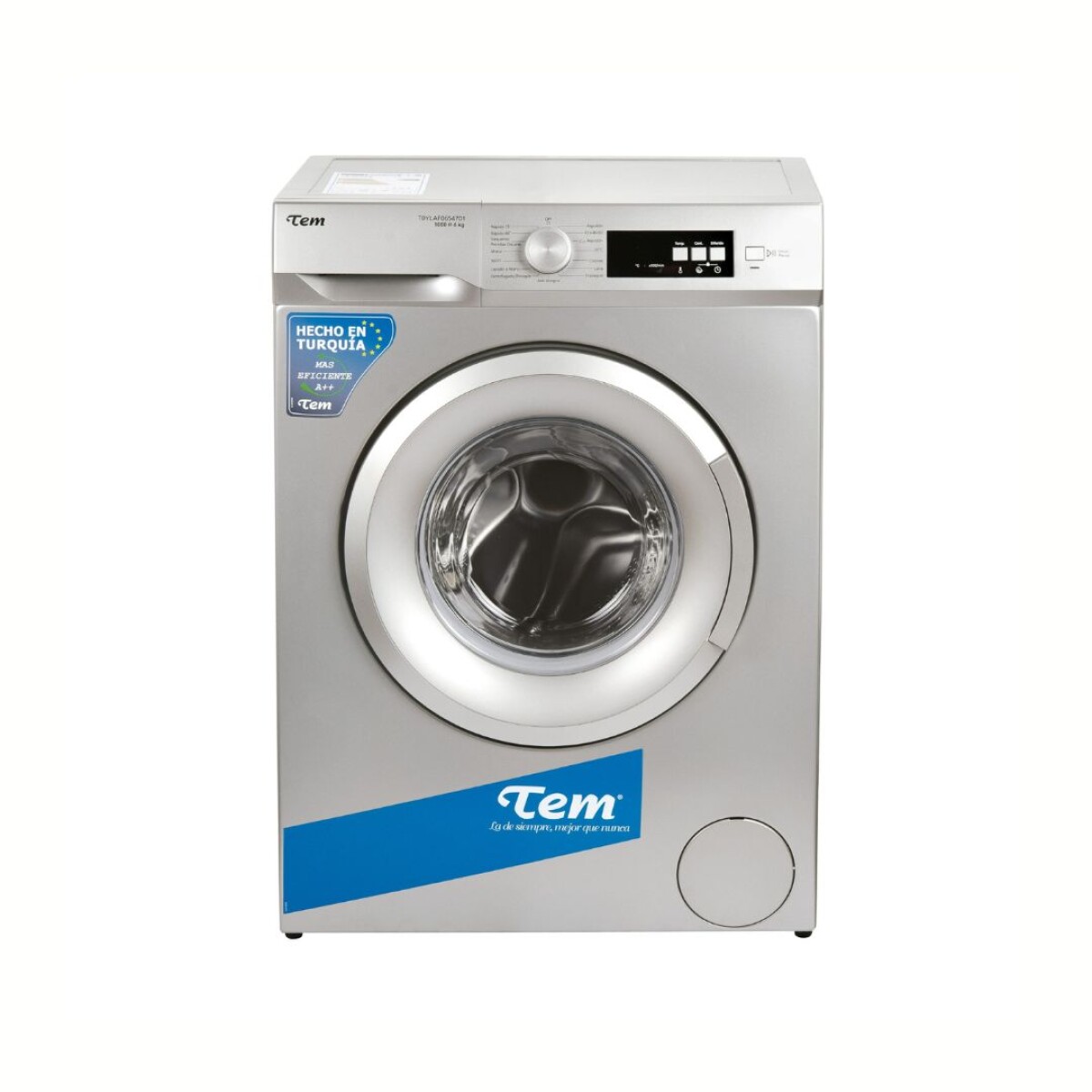 Lavarropas Carga Frontal Inox 6 Kg - Modelo Z4701 - Tem 