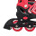 Patin Rollers Extensible Excelente Talles Y Colores Rojo