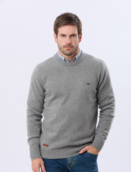 BUZO DE LANA Gris claro