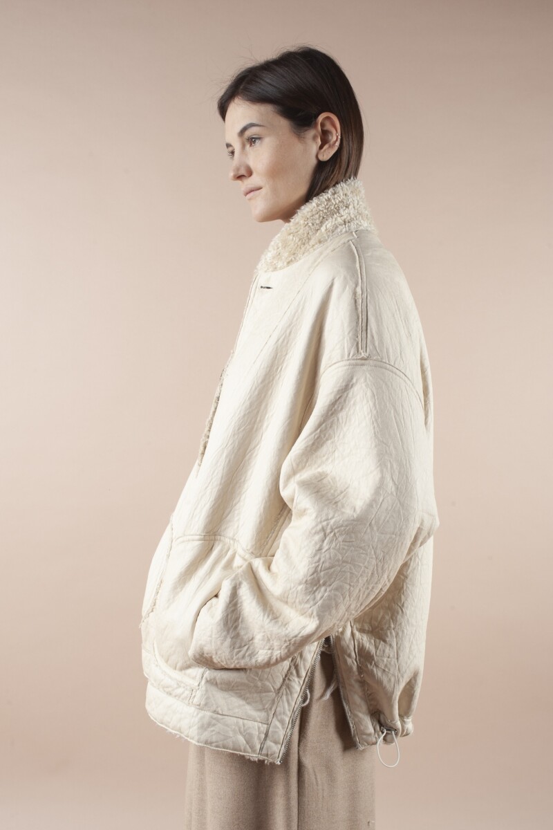 CAMPERA BOMBER Crudo