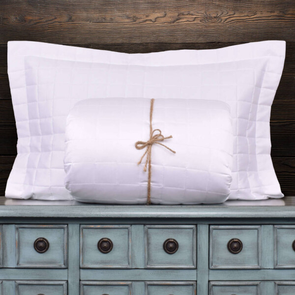 Cubrecama Finezza 400 hilos Color Blanco 180 x 250 cm
