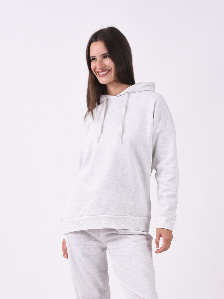 BUZO DEPORTIVO WEEKEND GRIS MELANGE M