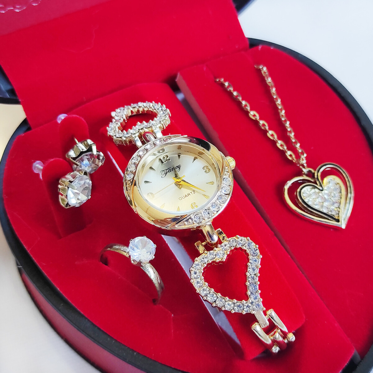 Set De Reloj De Corazón - Corazón 