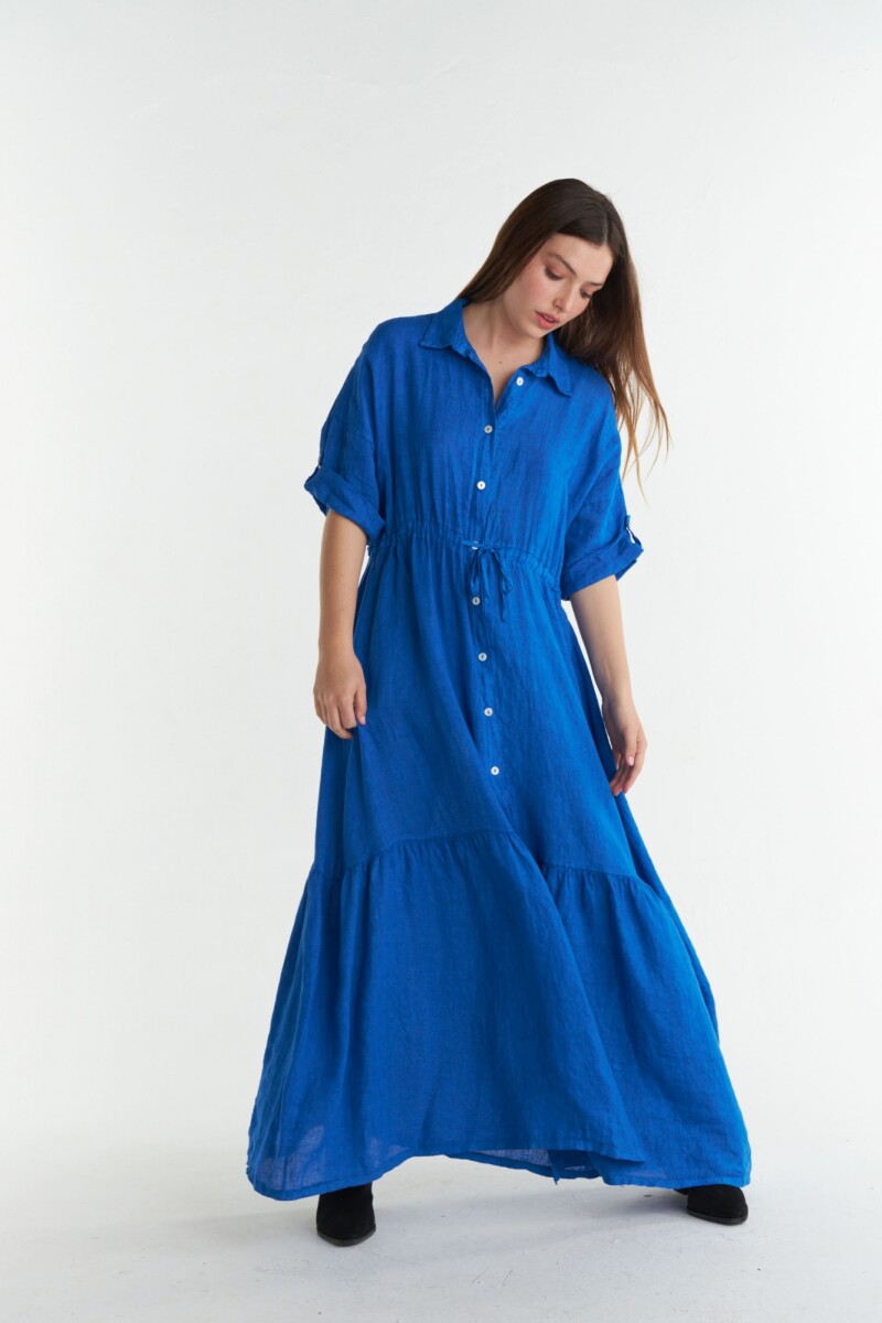 Vestido Camisero Julia Azul