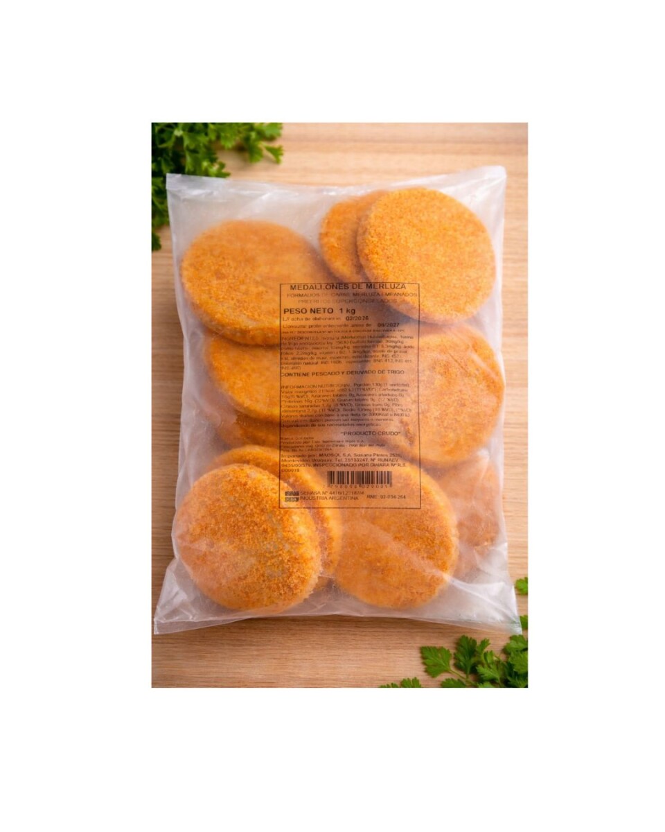 MEDALLON DE MERLUZA 1KG 