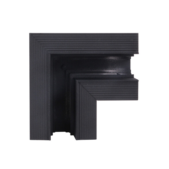 Conector en L horizontal p/riel embutir 100x100mm IX4314