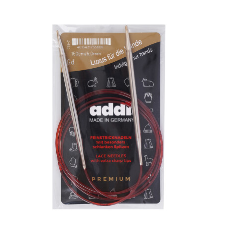agujas circular 150 cm ADDI agujas circular 150 cm ADDI Nº5