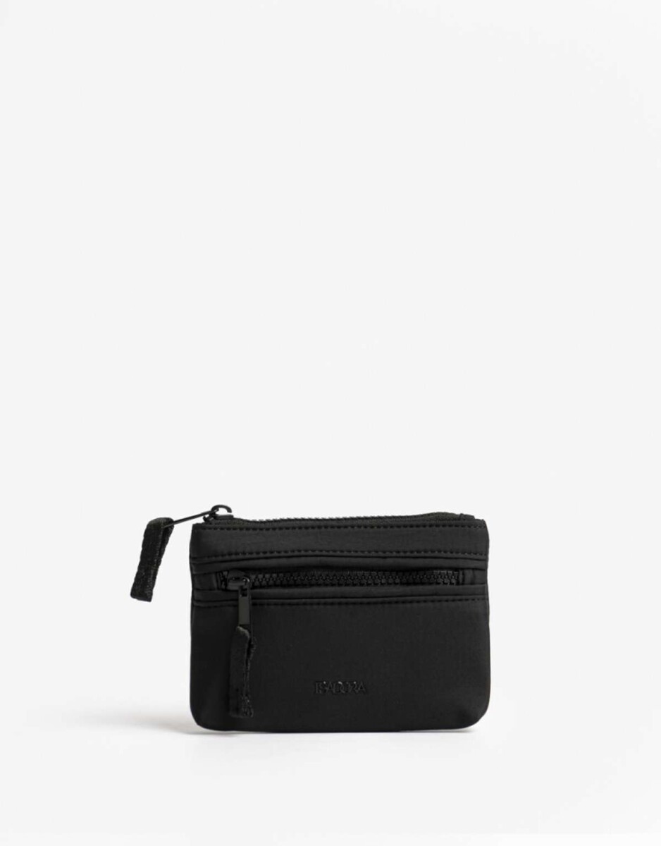 Monedero De Material Reciclado - Negro 