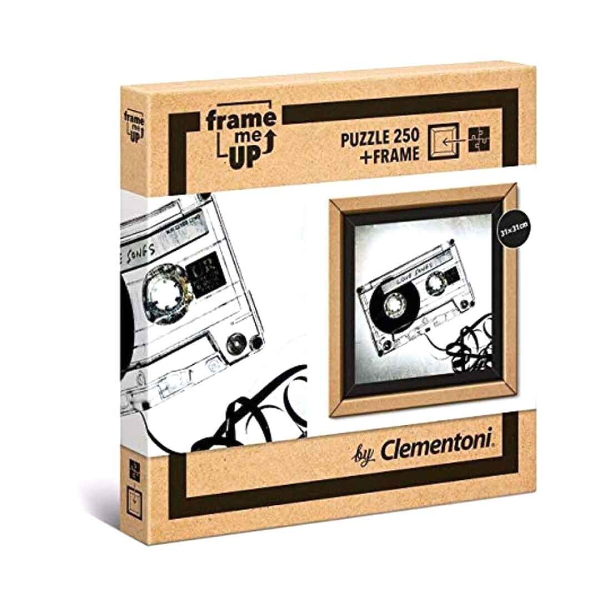 Puzzle Clementoni 250 piezas Cassete Frame Marco Encuadre - 001 