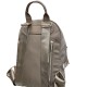 Mochila microfibra con llavero Beige