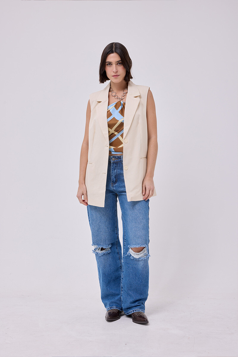Chaleco Alma - Beige 