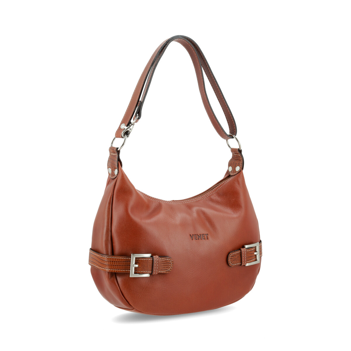 CARTERAS VENET - CUERO MÁLAGA - MARRON 