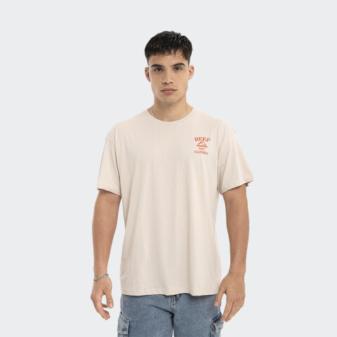 Remera Reef Oversize Beige