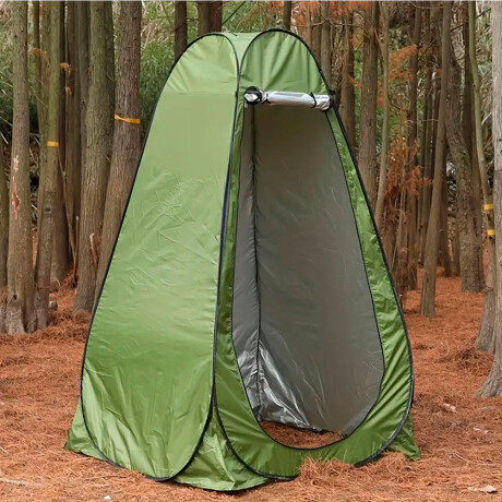 Carpa Autoarmable de Baño Plegable Portable p/ Camping Playa Verde