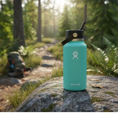 Botella 32 Oz (946ml) Wide flex straw cap Hydro Flask Dew