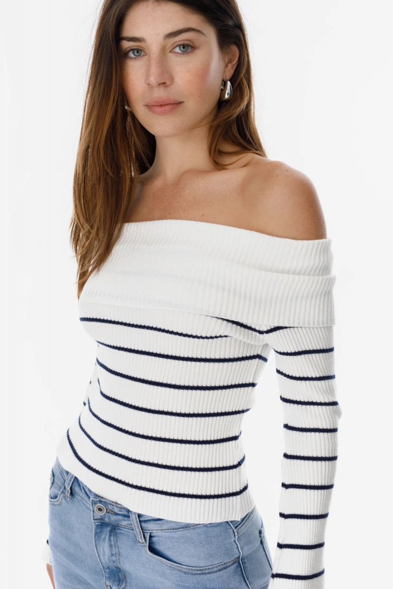 Sweater Oasis blanco talle unico