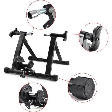 Rodillo De Ciclismo Entrenamiento Soporte Bicicleta Negro