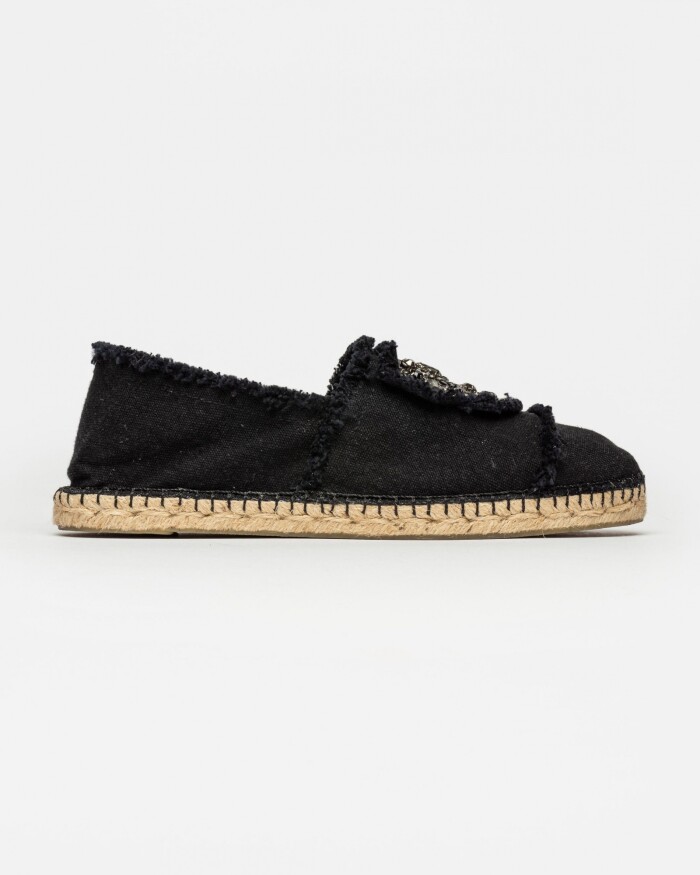 Alpargata The Royal Espadrile en textil Negro
